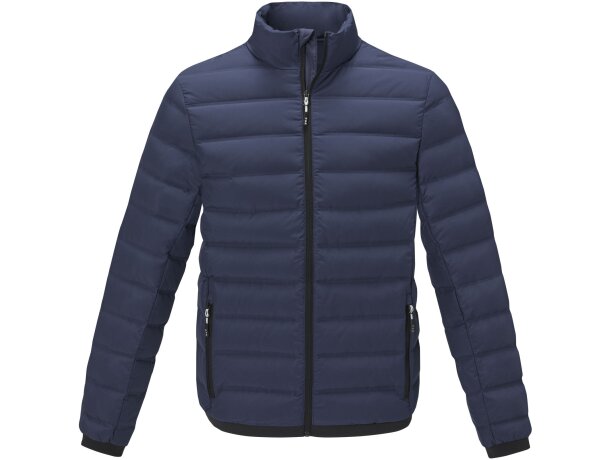 Chaqueta plumón reciclado certificado RDS hombre Macin Azul marino detalle 2