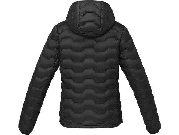 Chaqueta aislante reciclada GRS Petalite para mujer Negro intenso detalle 19