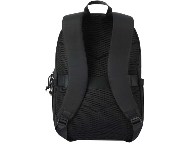 Mochila portátil Puffer 15,6 sostenible 18L Negro intenso detalle 3