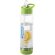 Botella deportiva y ligera con infusor de rosca para fruta 740 ml personalizada barato transparente/lima