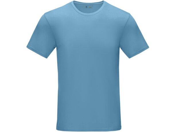 Camiseta orgánica manga corta hombre Azurite Azul nxt detalle 10