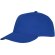 Gorra dividida en 6 paneles. Ideal para merchandising Azul