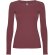 Camiseta manga larga mujer algodón 100% Roly Extreme Rojo baya