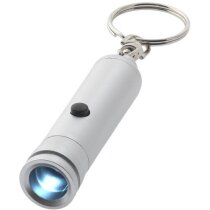 Llavero linterna ligera personalizado plata Llavero linterna ligera personalizado plata