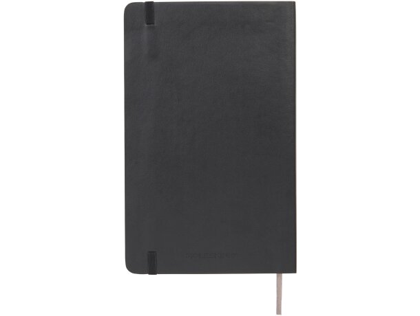 Libreta tapa blanda rayada Classic Moleskine certificada FSC Negro intenso detalle 3