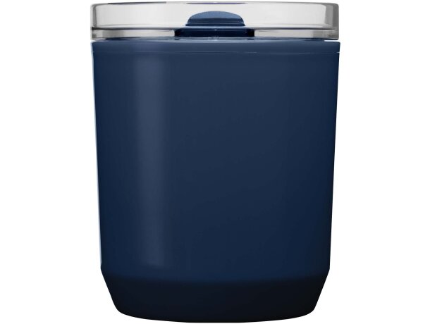 Vaso de doble pared Hudson 180ml plástico reciclado Azul marino detalle 23