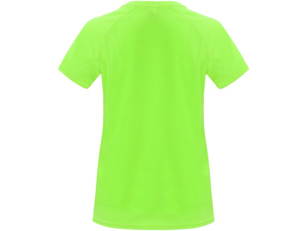 Camiseta deportiva manga corta mujer Bahrain Roly técnica detalle 42