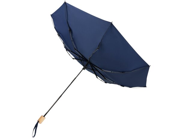 Paraguas plegable de 21 de PET reciclado resistente al viento Birgit barato
