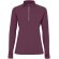 Sudadera técnica con media cremallera mujer Estambul Roly Rojo ciruela