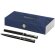 Set bolígrafo y rollerball publicitario metalálico tinta azul Allure Negro intenso detalle 1