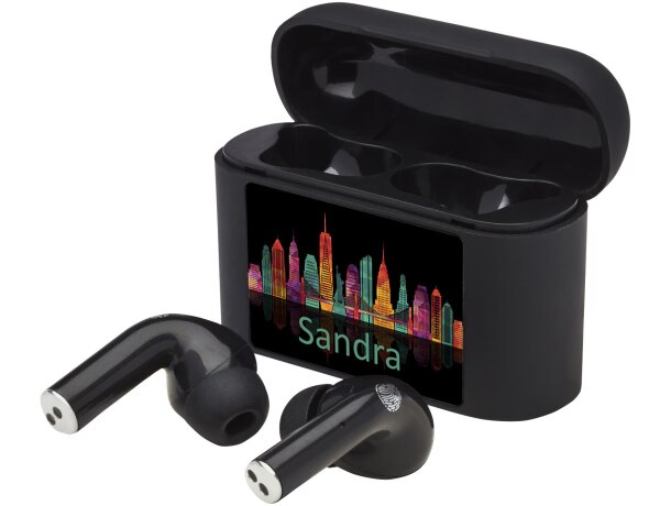 Auriculares TWS Fusion Negro intenso detalle 3