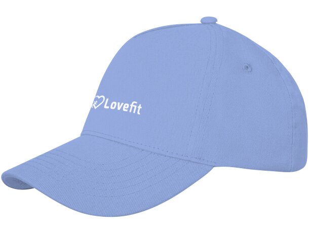 Gorra de 5 paneles totalmente personalizable para tu estilo único Azul claro detalle 24