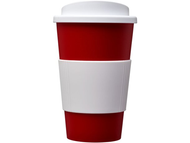 Vaso térmico 350ml con agarradera Americano Rojo/blanco detalle 66