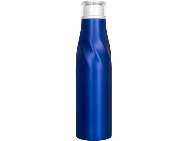 Botella de 650 ml con aislamiento de cobre al vacío y tapa antifugas Hugo Azul detalle 20