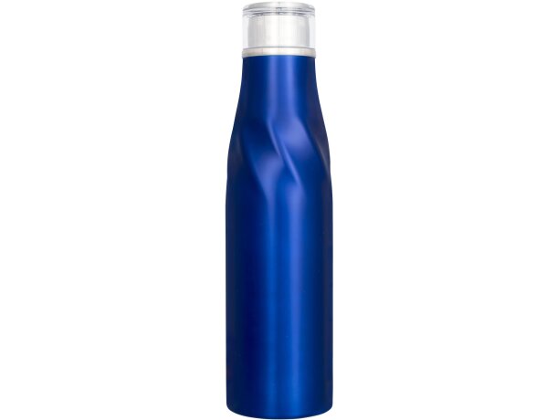 Botella de 650 ml con aislamiento de cobre al vacío y tapa antifugas Hugo Azul detalle 20