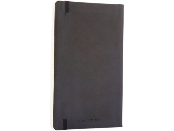 Libreta tapa blanda rayada Classic Moleskine certificada FSC Negro intenso detalle 4