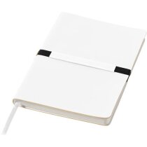 Libreta de notas flexible personalizada blanca