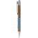 Bolígrafo de madera de bambú con clip personalizado