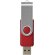 Memoria USB Rotate 16GB con cuerpo giratorio de aluminio Rojo detalle 14