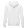 Sudadera con capucha y cremallera Ruby para hombre sostenible Blanco detalle 3