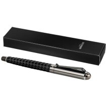 Roller elegante en caja y a tinta negra de la marca Balmain personalizado gris medio Roller elegante en caja y a tinta negra de la marca Balmain personalizado gris medio