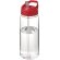 Bidón deportivo con tapa con boquilla de 600 ml H2O Active® Octave Tritan™ Transparente claro/rojo