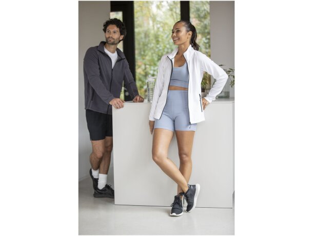 Chaqueta polar mujer Zelus con microforro 140 g/m² Rojo detalle 12