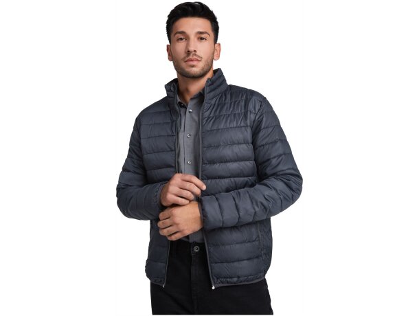 Chaqueta aislante Finland Roly hombre con relleno polyester Negro detalle 18