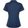 Polo manga corta mujer Tormo Roly poliéster reciclado entallado Azul marino detalle 14
