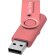 Memoria USB metálica Rotate 4GB con mecanismo rotativo Rosa detalle 32