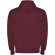 Sudadera con capucha y cremallera Montblanc Roly unisex Granate detalle 22