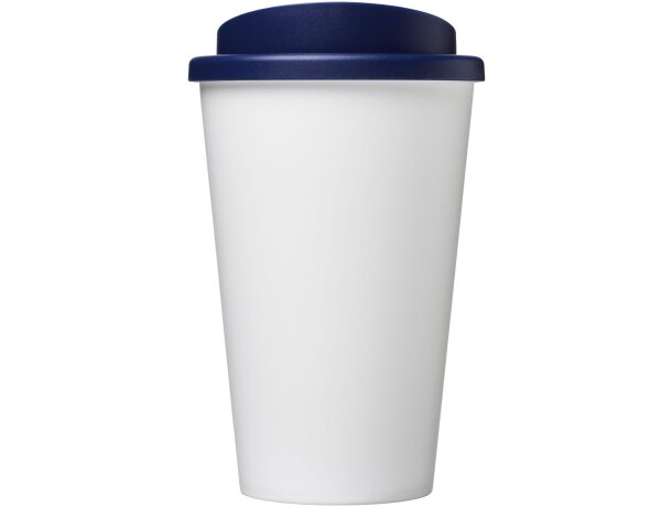 Vaso térmico Americano 350 ml con aislamiento de doble pared Blanco/azul detalle 26