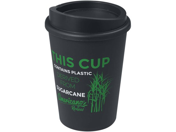 Vaso 300 ml con tapa Americano Switch Renew bioplástico Granito detalle 21