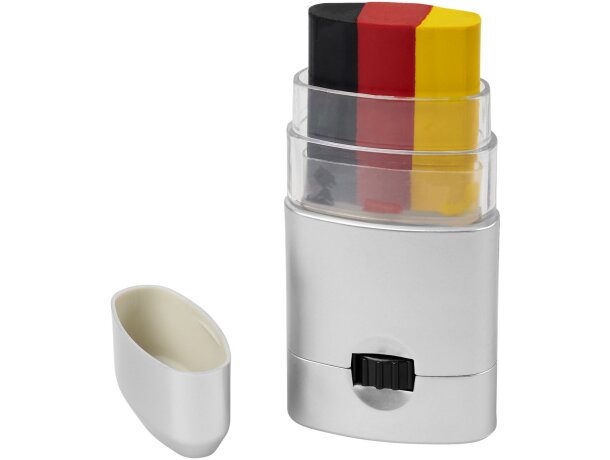 Pintura corporal Velox Negro intenso/rojo/amarillo detalle 9