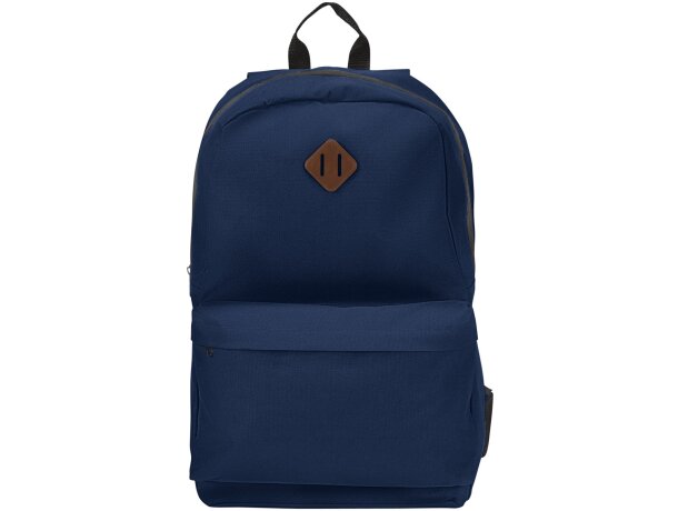 Mochila para portátil de 15 poliéster 600D correas ajustables Azul marino detalle 1