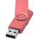 Memoria USB metálica Rotate 4GB con mecanismo rotativo Rosa