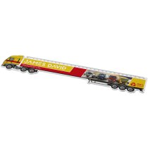 Regla reciclada Tait forma camión 30 cm blanca