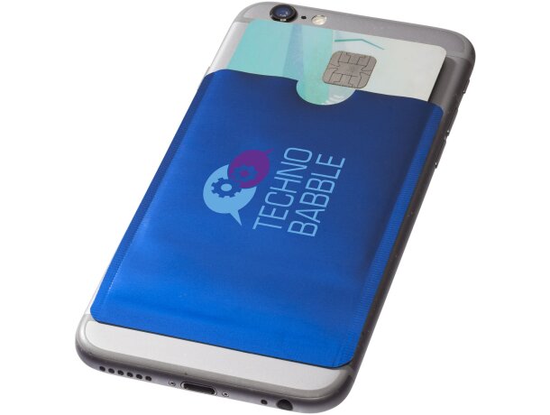 Portatarjetas para smartphone con protección RFID Exeter grabado
