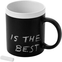 Taza de Cerámica con pizarra barata negro intenso Taza de Cerámica con pizarra barata negro intenso