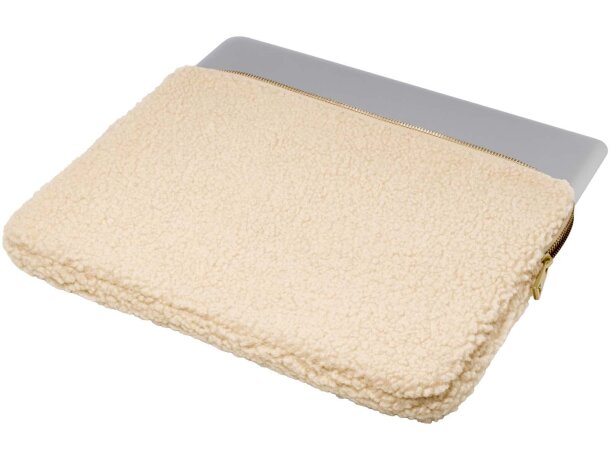 Funda portátil 13 pulgadas Bear con certificación GRS Natural detalle 4