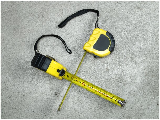Cinta métrica Rule con plástico reciclado certificado RCS Amarillo detalle 8