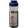 Bidón deportivo de 650 ml con tapa Flip H2O Active® Base Tritan™ Carbón/azul detalle 16