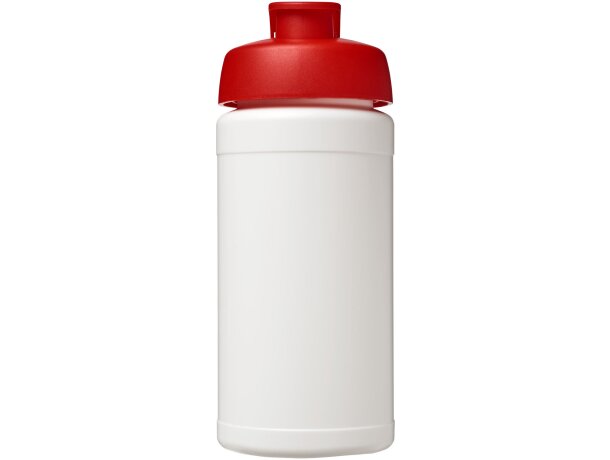 Bidón deportivo Baseline reciclado con tapa Flip 500ml Blanco/rojo detalle 26