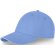 Gorra de 6 paneles Darton personalizadas con detalle de ribete elegante Azul claro