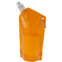 Bolsa de agua 600 ml personalizada naranja transparente Bolsa de agua 600 ml personalizada naranja transparente
