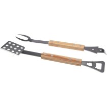 Juego utensilios barbacoa Fajro acero reciclado