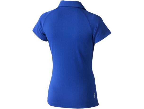 Polo de manga corta de mujer ottawa de Elevate 220 gr Azul detalle 11