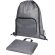 Bolsa con cordón plegable reciclada de 7L Ash Gris mezcla/negro intenso detalle 6