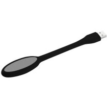 Linterna plegable con usb personalizada negro intenso Linterna plegable con usb personalizada negro intenso