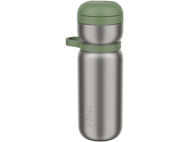 Bidón deportivo con aislamiento Mepal Twist Verde musgo detalle 2
